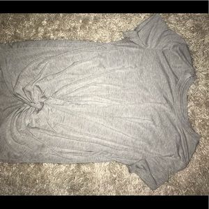 Girls knot front tee